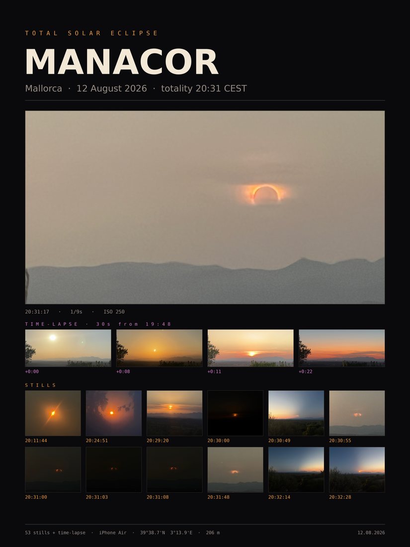 Eclipse poster, 18 by 24 inches
